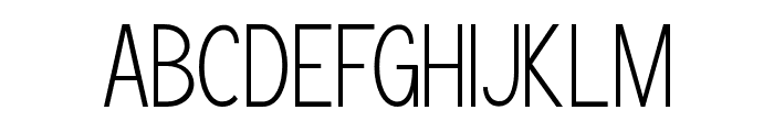 Dentika-Light Font UPPERCASE