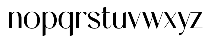 Denvort Font LOWERCASE