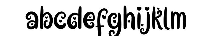 Dephilla Star Font LOWERCASE