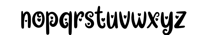 Dephilla Star Font LOWERCASE