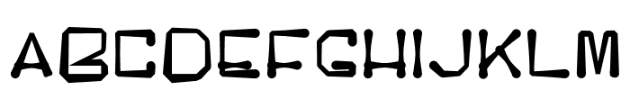 Dereck Font UPPERCASE