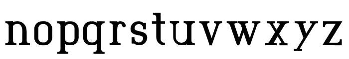 Derious Bold Font LOWERCASE