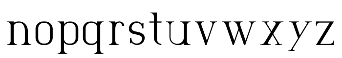 Derious Font LOWERCASE