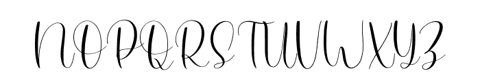 Derivated Font UPPERCASE