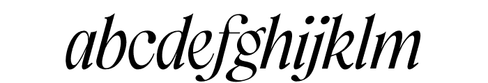 Derive Italic Font LOWERCASE