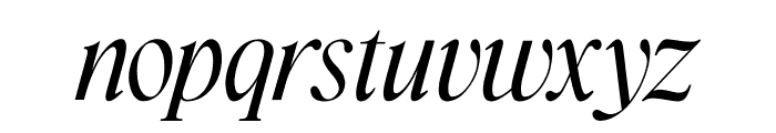 Derive Italic Font LOWERCASE