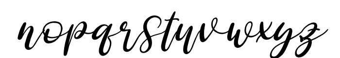 Derlinata Space Italic Font LOWERCASE