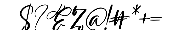 Derllina Italic Font OTHER CHARS