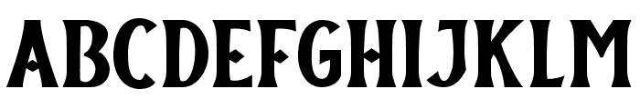 Derstone Regular Font LOWERCASE