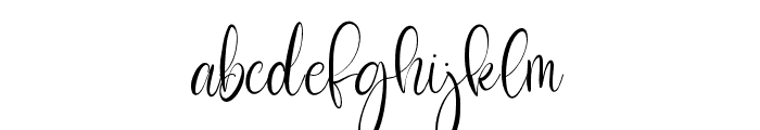 Deryttha Font LOWERCASE