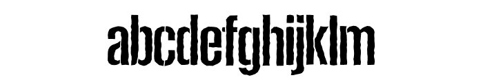 Desert Fatigue Font LOWERCASE