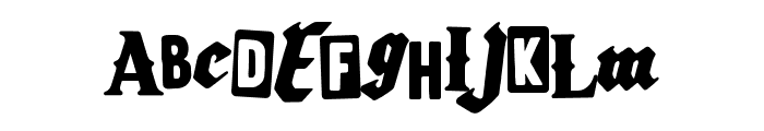 DesfortRansom Font UPPERCASE