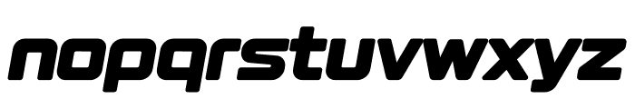 Designer Bold Font LOWERCASE