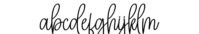 Designer Calligraph Font LOWERCASE