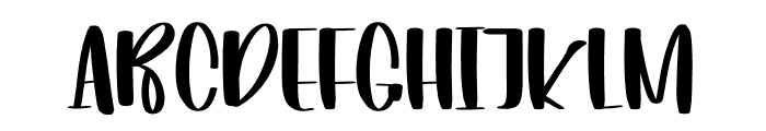 Designer Cheerful Font UPPERCASE