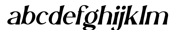 Desmond Oblique Font LOWERCASE