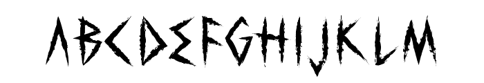 Despaired Regular Font LOWERCASE