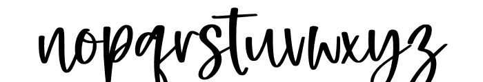 Desthia Winter Font LOWERCASE