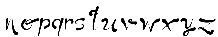 Destiny Medium Italic Font LOWERCASE