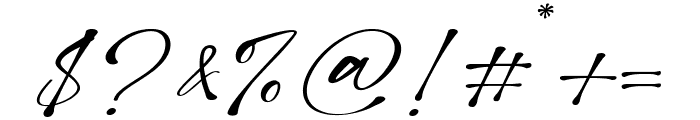 Destiny Signature Font OTHER CHARS