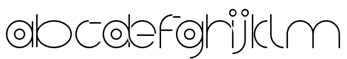 Detailed Artdeco Thin Font LOWERCASE