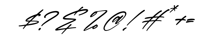 Detinata Italic Font OTHER CHARS