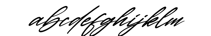 Detinata Italic Font LOWERCASE