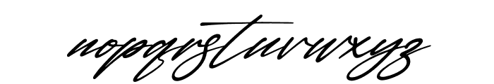 Detinata Italic Font LOWERCASE
