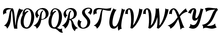 Detourne-Regular Font UPPERCASE