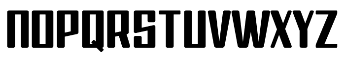 Detroite Font LOWERCASE