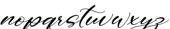 Dettina Girls Italic Font LOWERCASE