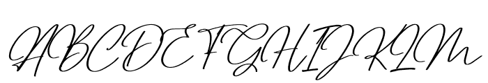 Dettreon Smith Italic Font UPPERCASE