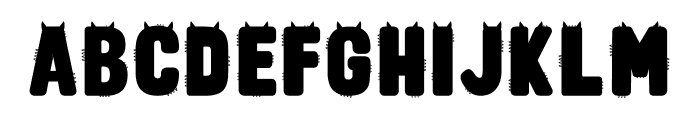 Devil Army Font UPPERCASE