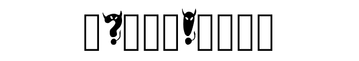Devil By Squeeb Creativ Regular Font OTHER CHARS
