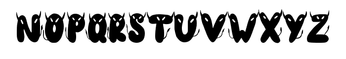 Devil By Squeeb Creativ Regular Font UPPERCASE