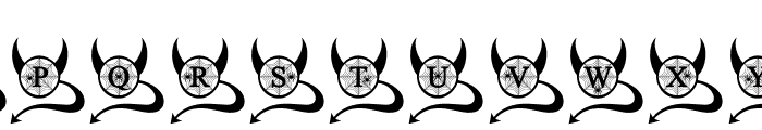 DevilSpiderMonogram Font LOWERCASE
