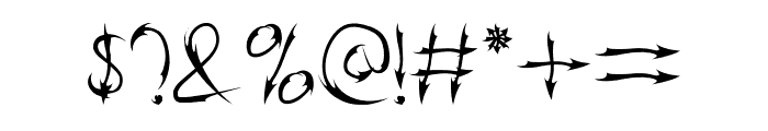 DevilTail-Regular Font OTHER CHARS