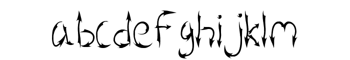 DevilTail-Regular Font LOWERCASE