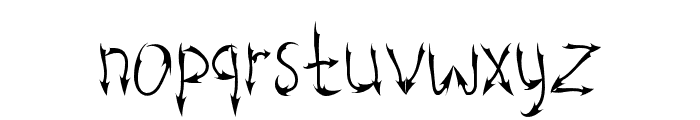 DevilTail-Regular Font LOWERCASE