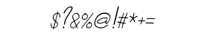 Devitaria-Italic Font OTHER CHARS