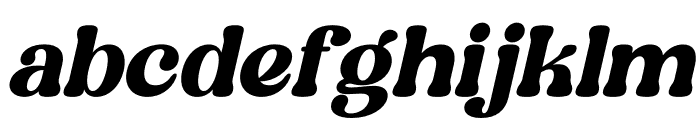 Devitta Italic Font LOWERCASE
