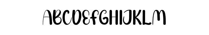 Dew Bubble Font LOWERCASE