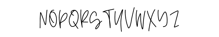 Dexter Signature Font Regular Font UPPERCASE