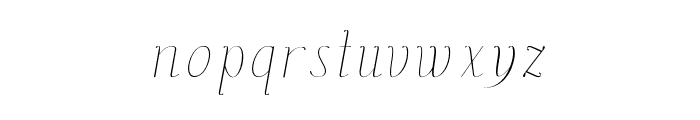 Dh Finola Thin Font LOWERCASE