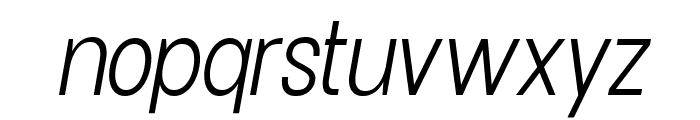 Dh Pafigo Light Slanted Font LOWERCASE