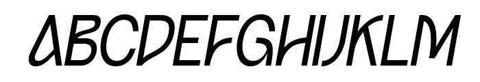 Dh Pafigo Slanted Font UPPERCASE