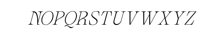 Dh Stella Aesta Light Italic Font UPPERCASE
