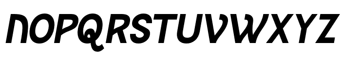 DhPafigo-BoldSlanted Font UPPERCASE