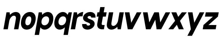 DhPafigo-BoldSlanted Font LOWERCASE