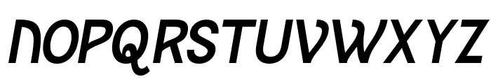DhPafigo-SemiBoldSlanted Font UPPERCASE